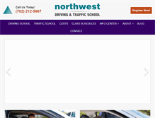 Tablet Screenshot of northwestdrivingschool.com